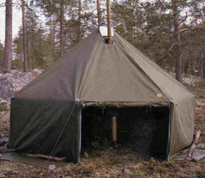 Palosuojattu teltta